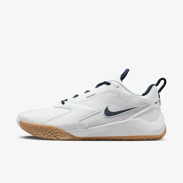 Nike air zoom hyperace 3 white college navy men unisex volleyball fq7074-107