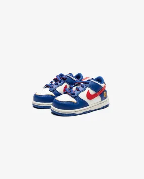 NIKE TD DUNK LOW NN - GAMEROYAL/ UNIVERSITYRED/ SAIL