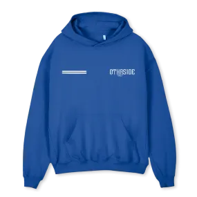 OTHRSIDE BLUE OS Cobalt Blue Oversized Hoodie.