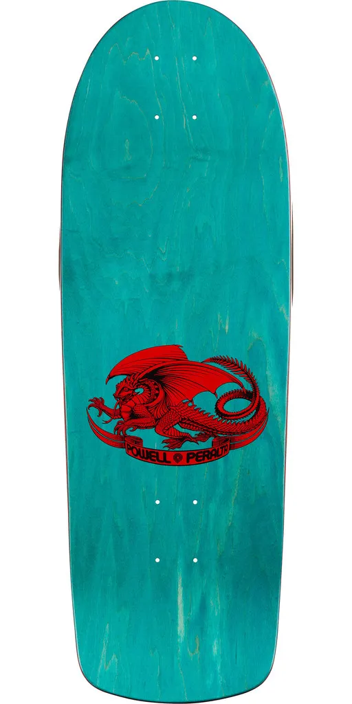 Powell Peralta Mike McGill Skull & Snake Skateboard Deck Teal Stain