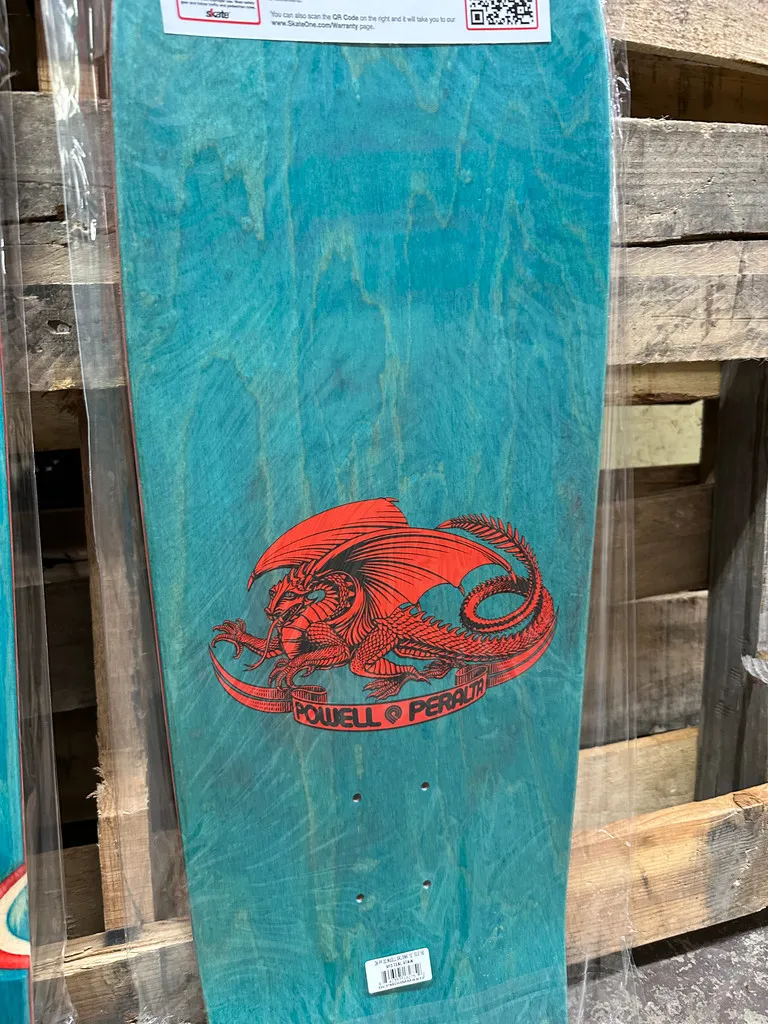 Powell Peralta Mike McGill Skull & Snake Skateboard Deck Teal Stain