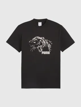 PUMA NOAH SHORT SLEEVE GRAPHIC TEE   BLACK