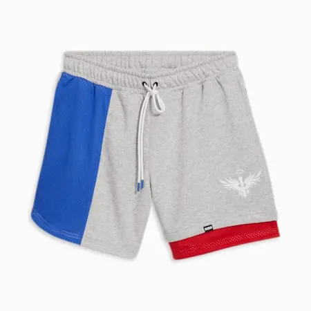 PUMA X MELO Men's Ralph Short | Light Gray Heather | PUMA SHOP ALL PUMA | PUMA 