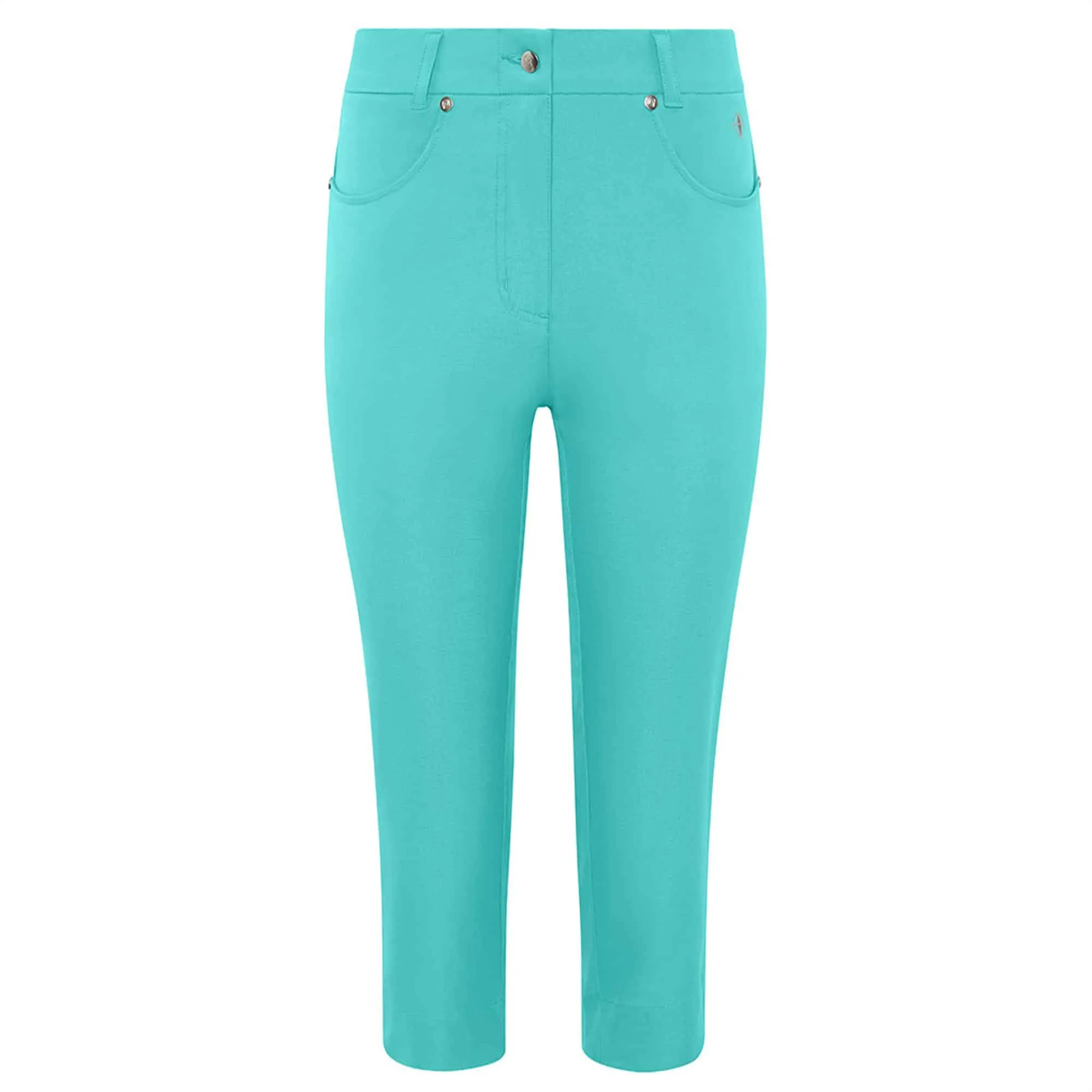 Pure Golf Trust Ladies Golf Capris Ocean Blue 70CM