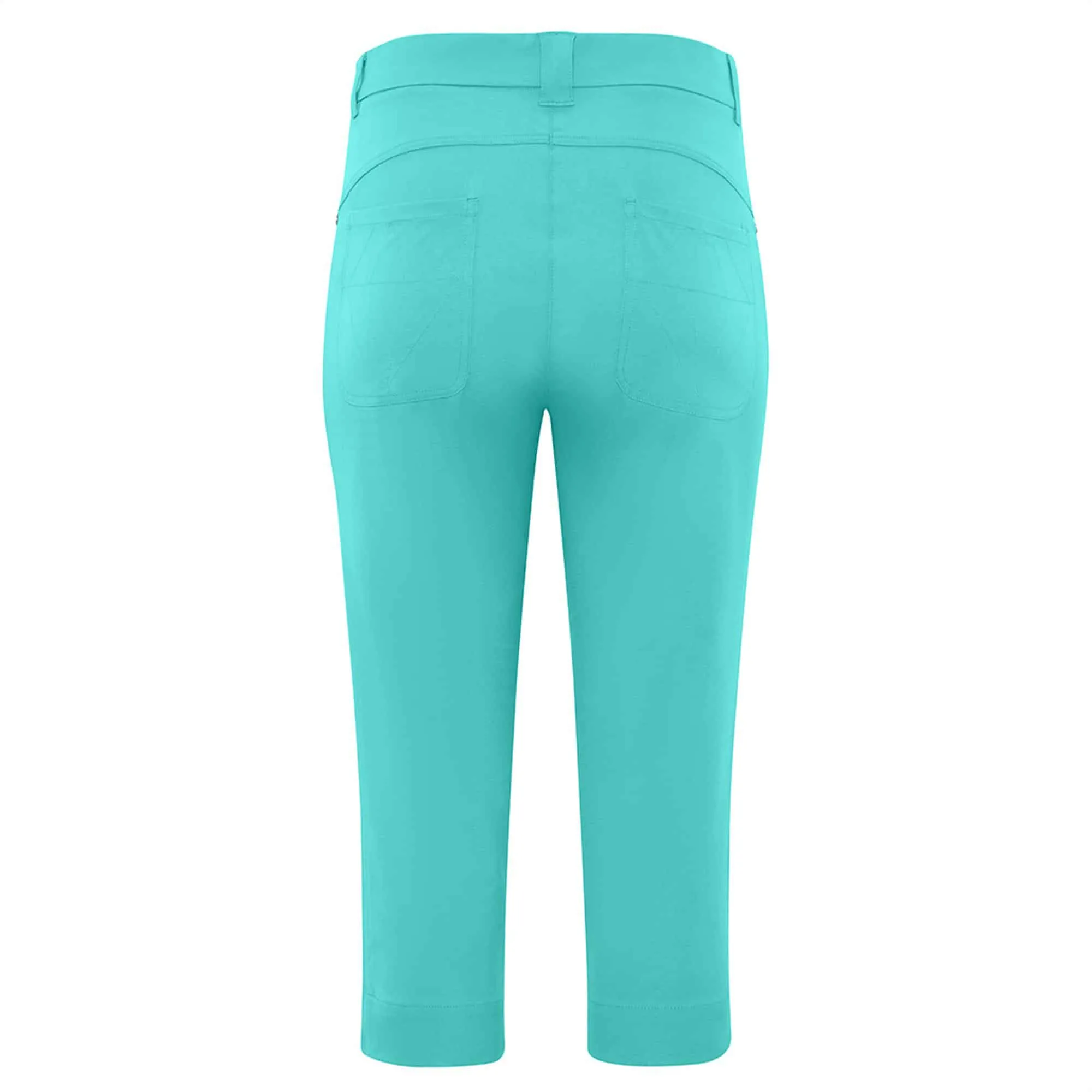 Pure Golf Trust Ladies Golf Capris Ocean Blue 70CM