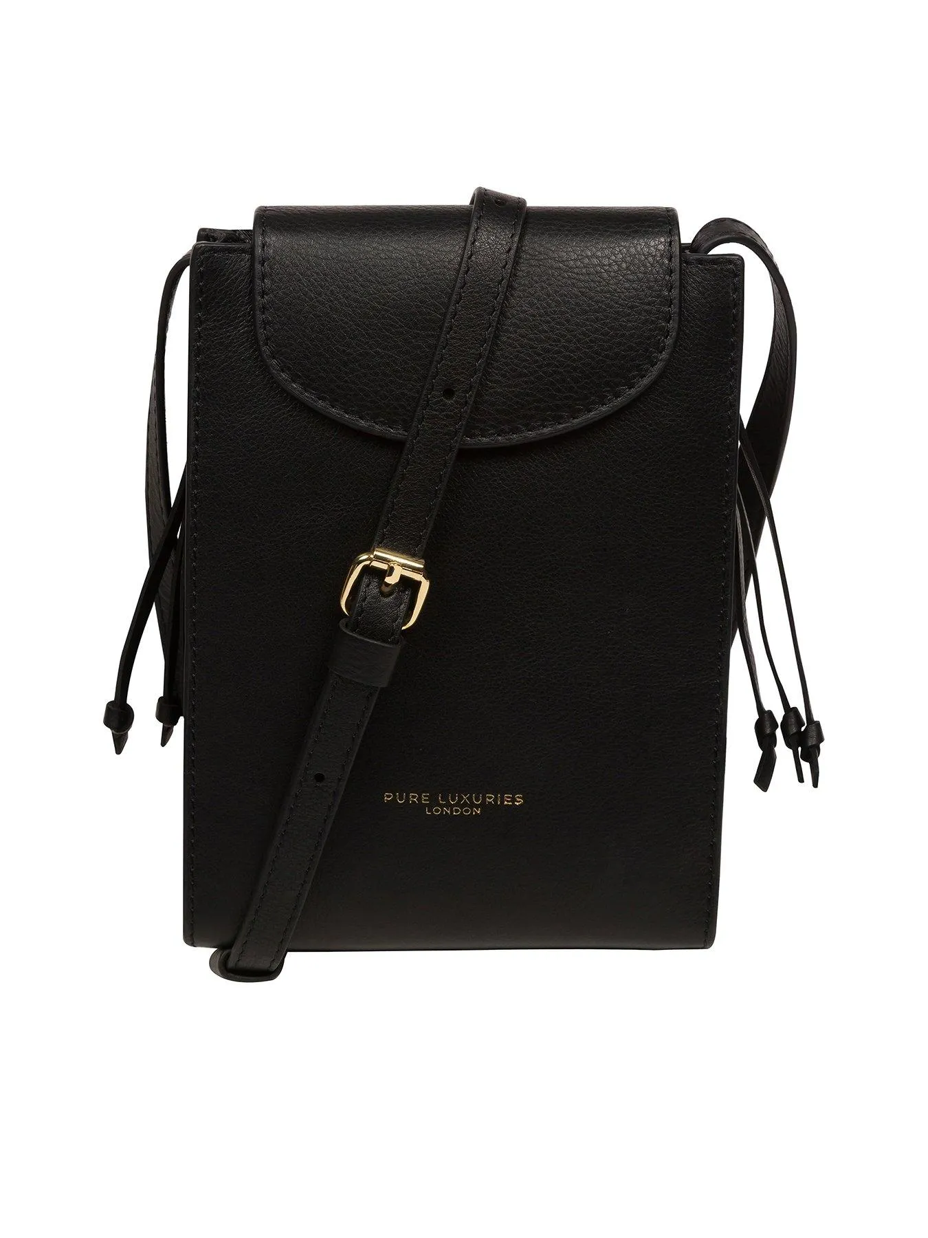 Pure Luxuries London Kiana Leather Cross Body Phone Bag