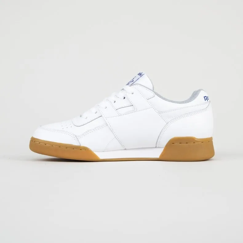 Reebok Workout Plus R12 (White/Reebok Royal/Tin Grey)