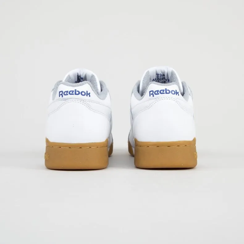 Reebok Workout Plus R12 (White/Reebok Royal/Tin Grey)