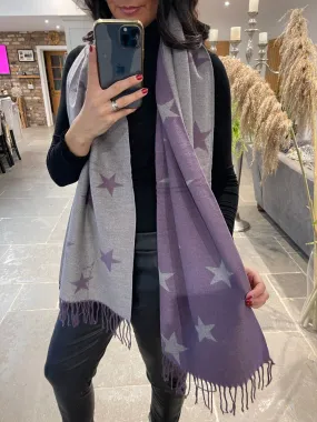 Reversible Star Scarf