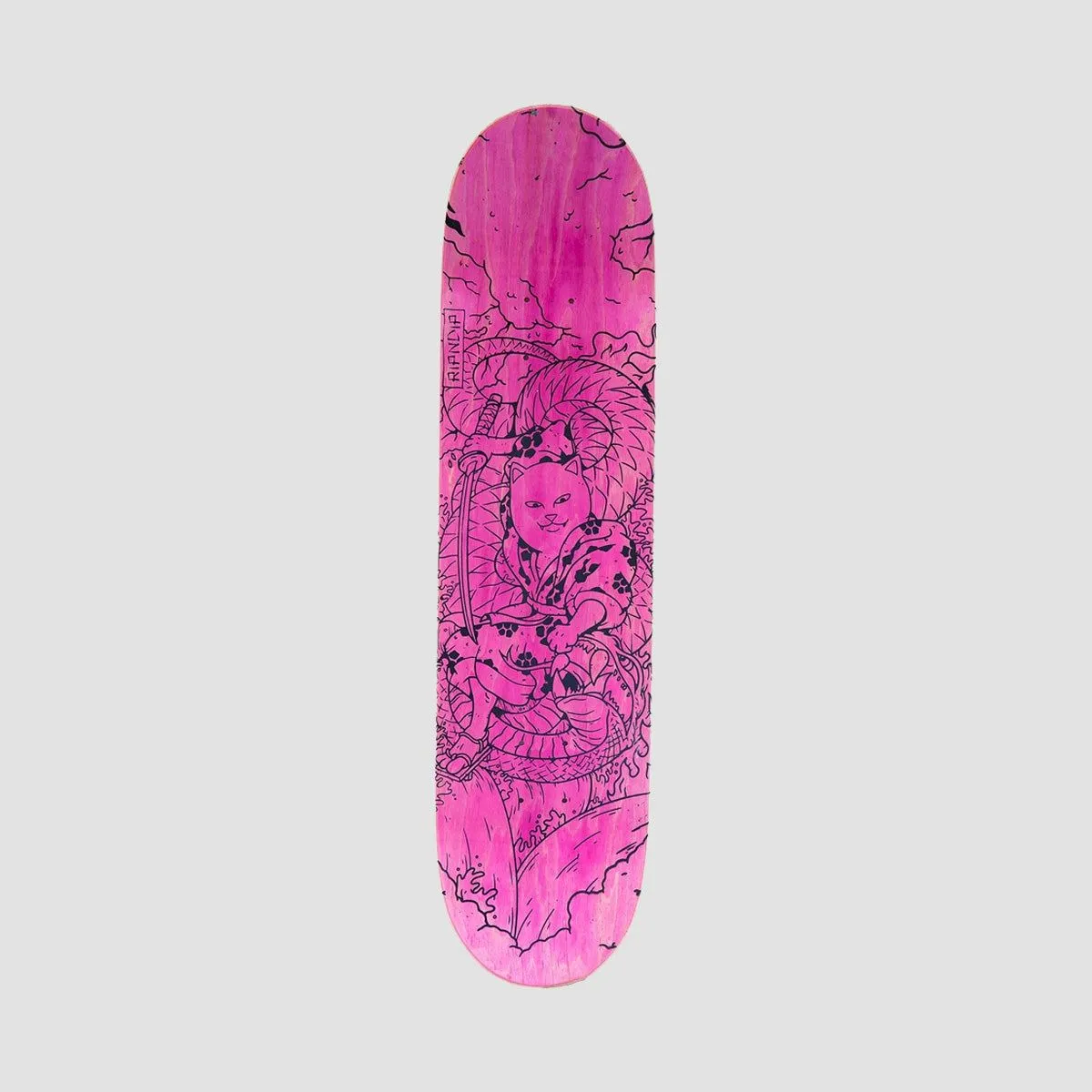 Ripndip Nermurari Warrior Skateboard Deck Red - 8"