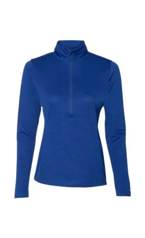 Russell Athletic QZ7EAX Women's Striated Quarter-Zip Pullover