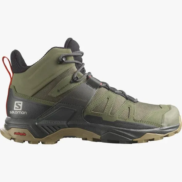 Salomon Mens X Ultra Mid 4 GTX - Deep Lichen Green