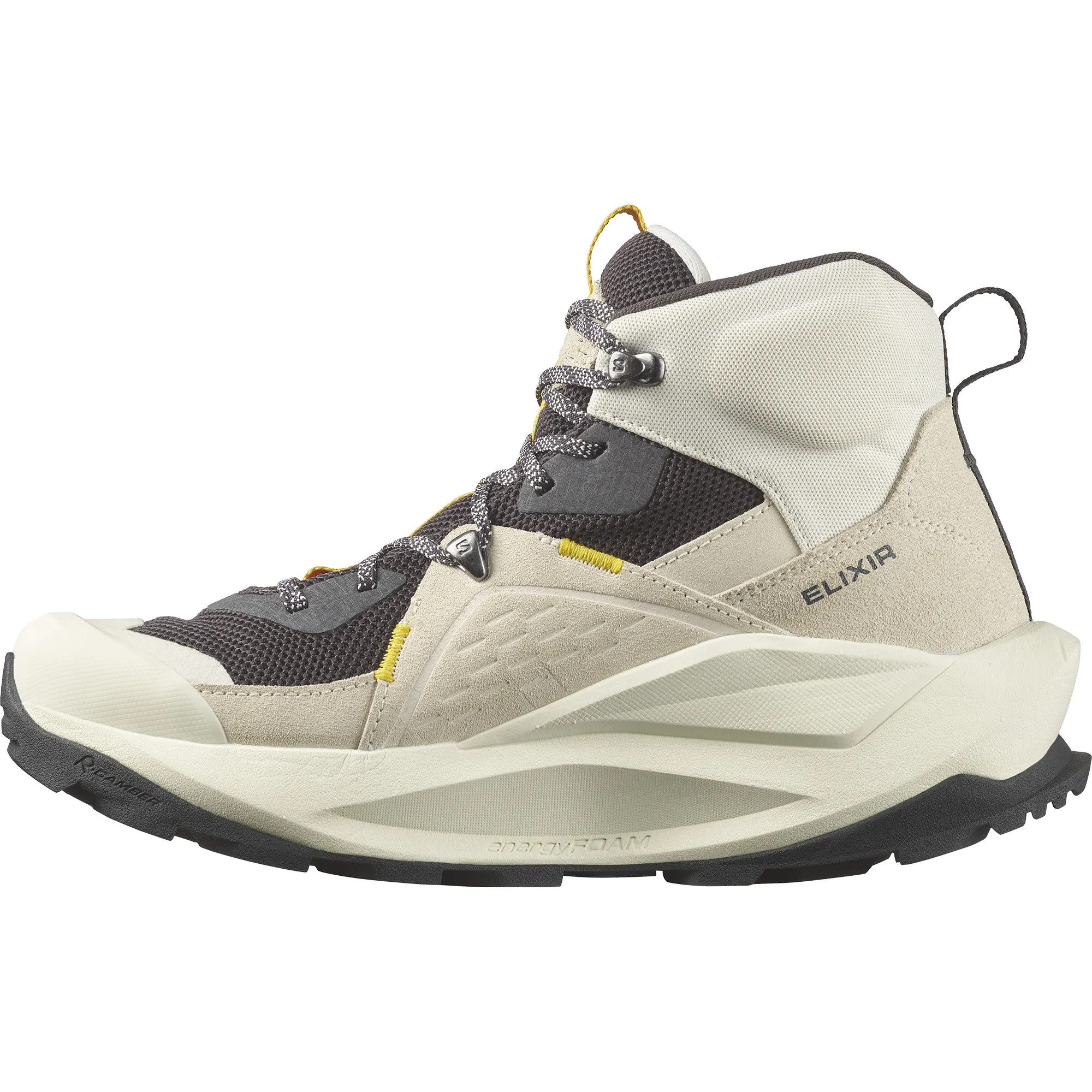 Salomon Men's Elixir Mid GORE-TEX Vanilla Ice/Phantom/Lemon | Buy Salomon Men's Elixir Mid GORE-TEX Vanilla Ice/Phanto