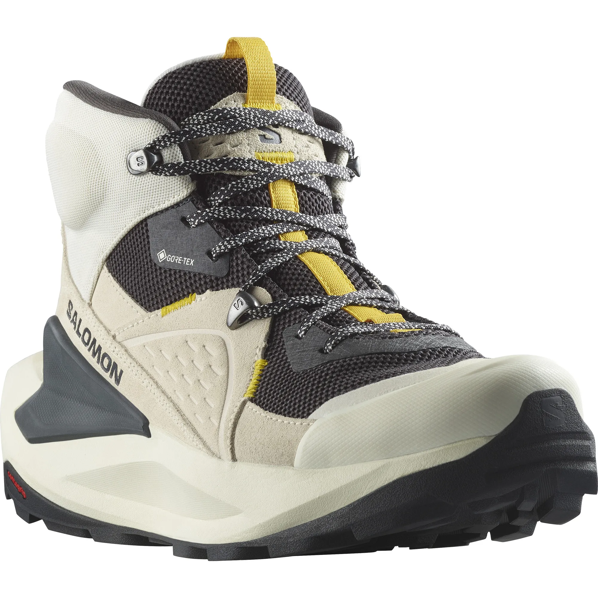 Salomon Men's Elixir Mid GORE-TEX Vanilla Ice/Phantom/Lemon | Buy Salomon Men's Elixir Mid GORE-TEX Vanilla Ice/Phanto