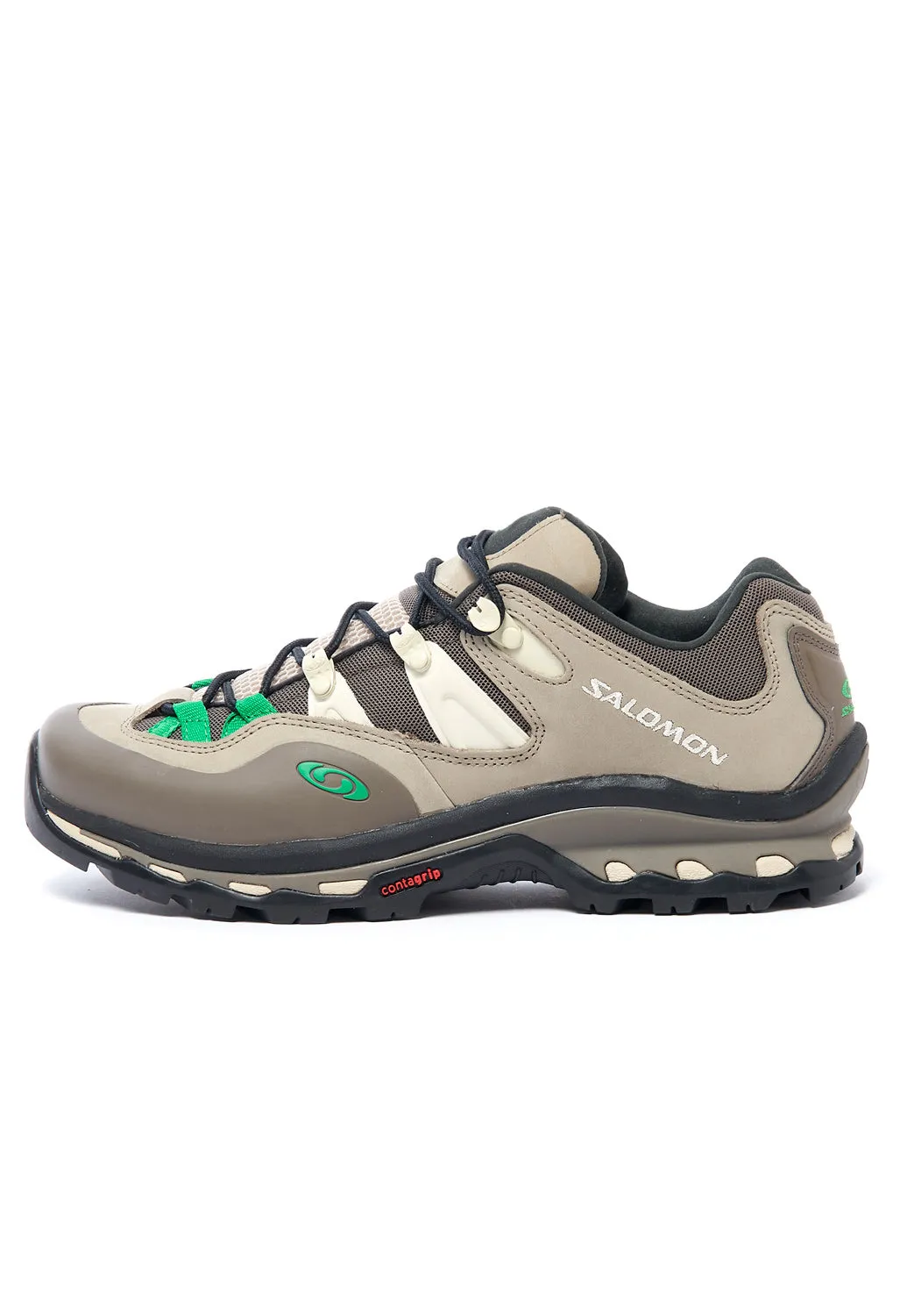 Salomon XT-Quest 2 Trainers - Falcon / Cement / Bright Green