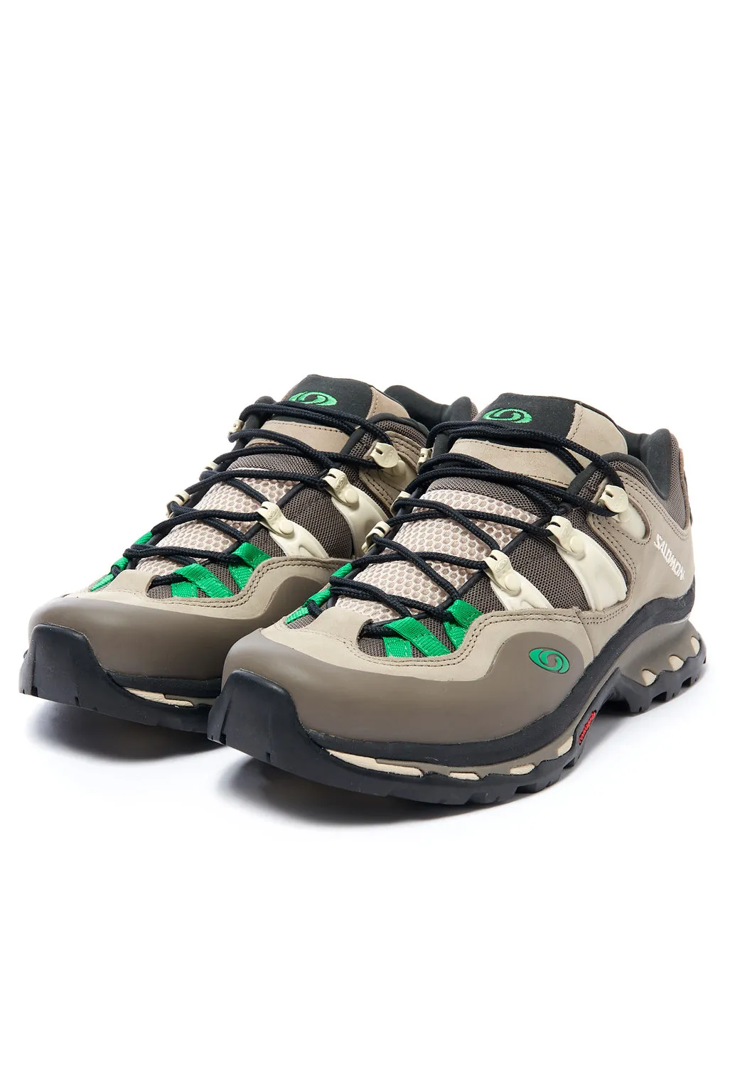 Salomon XT-Quest 2 Trainers - Falcon / Cement / Bright Green