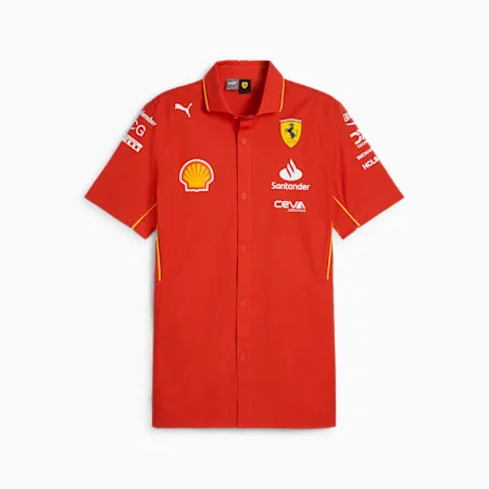 Scuderia Ferrari 2024 Replica Collection Men's Team Shirt | Burnt Red | PUMA Scuderia Ferrari | PUMA 