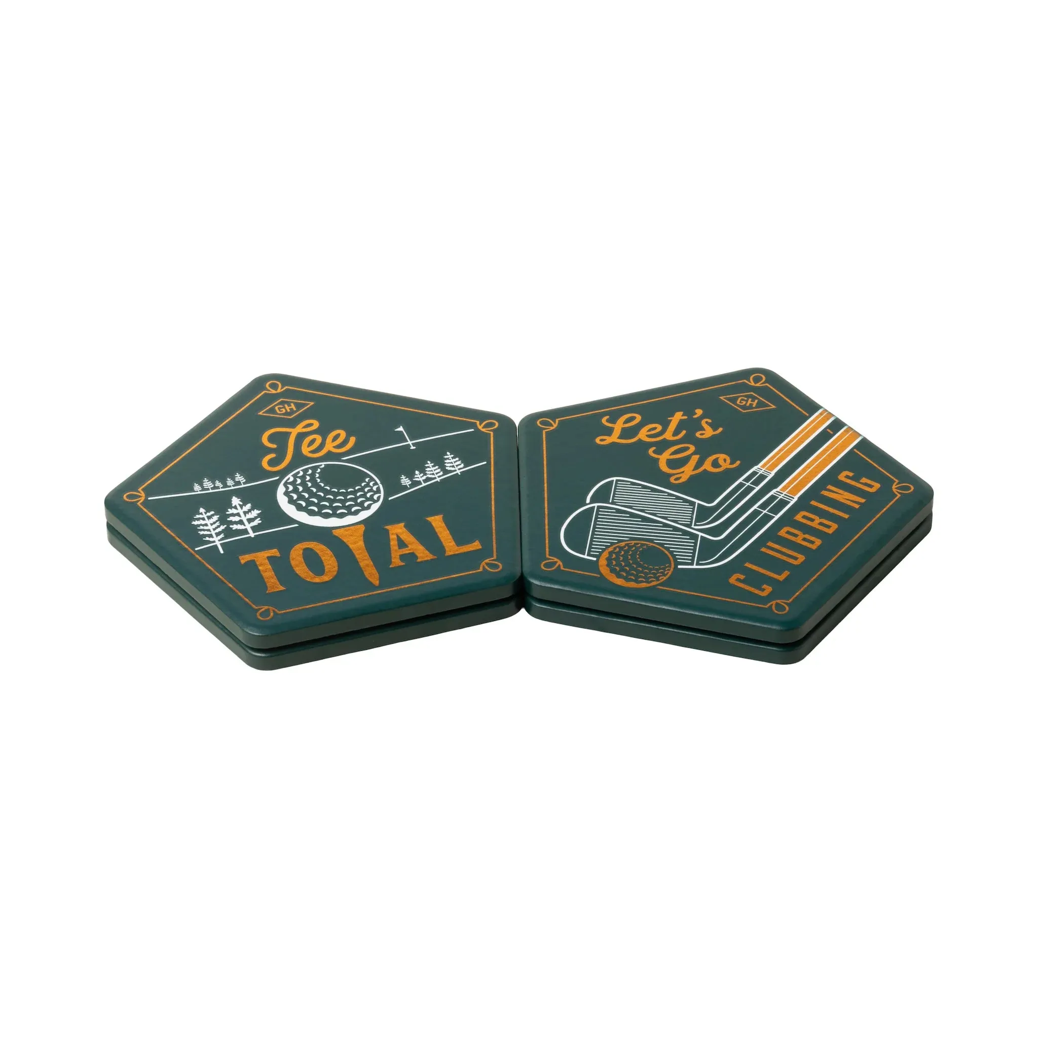 Set of 4 Golf Coasters