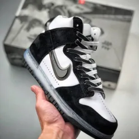 Slam Jam x Nike Dunk High Black White