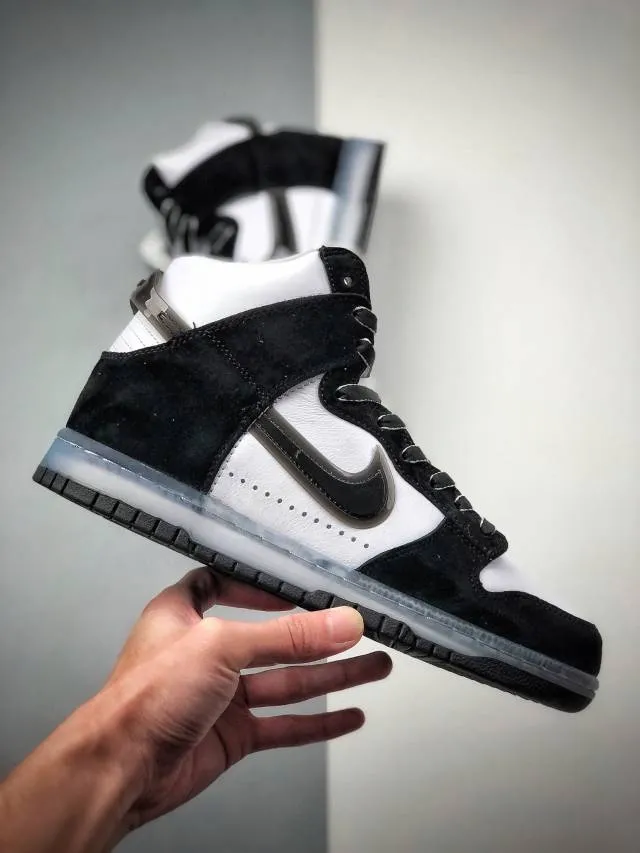 Slam Jam x Nike Dunk High Black White