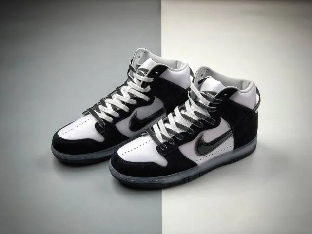 Slam Jam x Nike Dunk High Black White