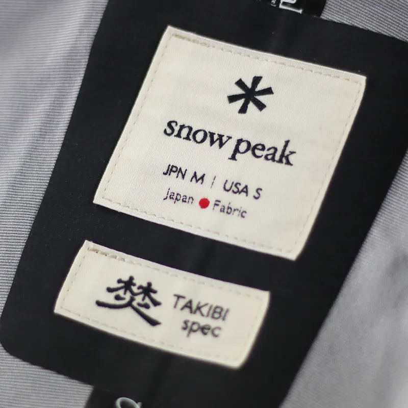 Snow Peak FR 3L Waterproof Pullover Black