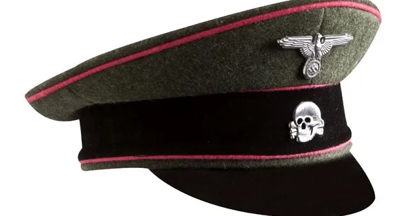 SS Panzer visor cap - WW2 German officers cap