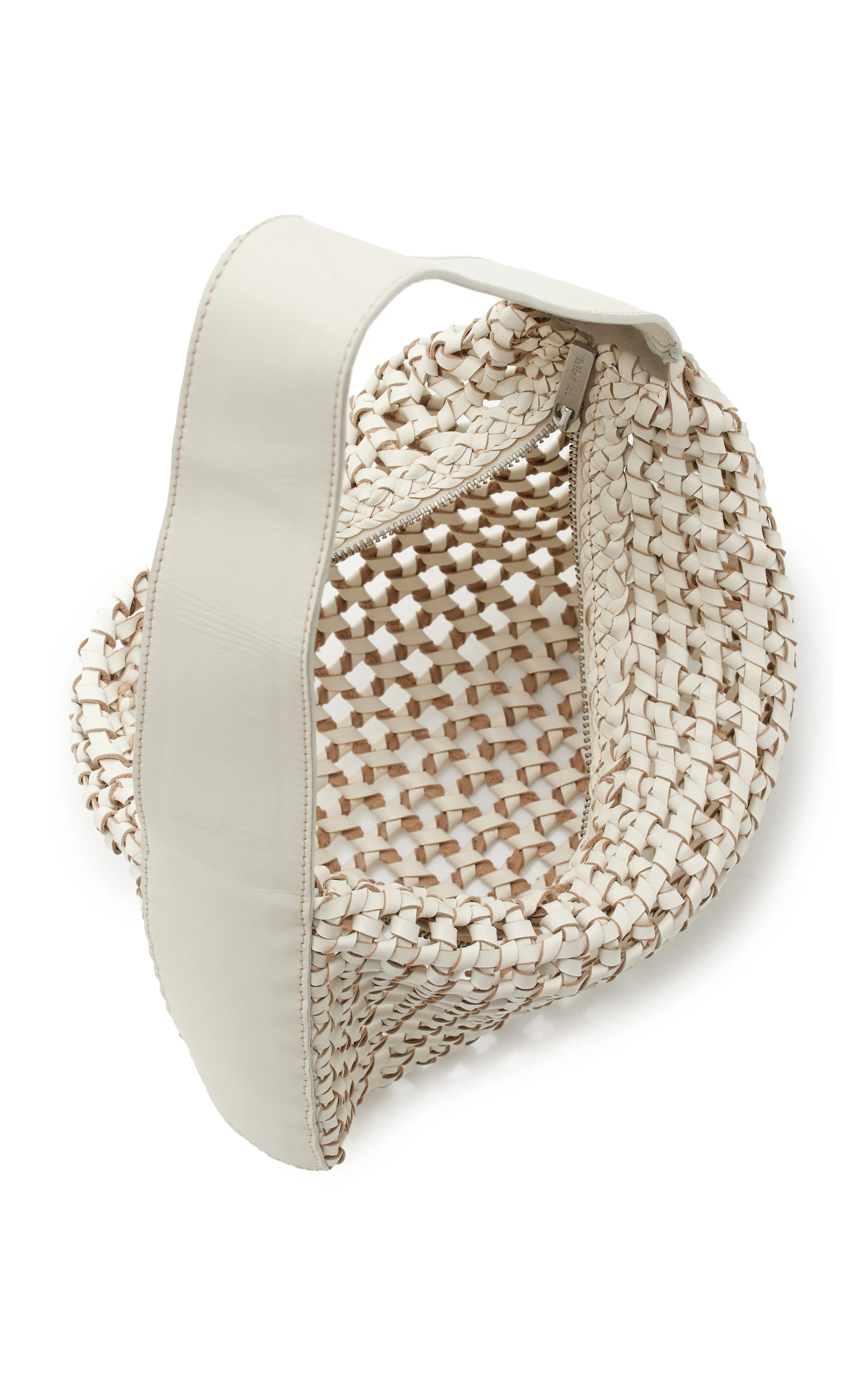 St. Agni Macrame Leather Mesh Bag