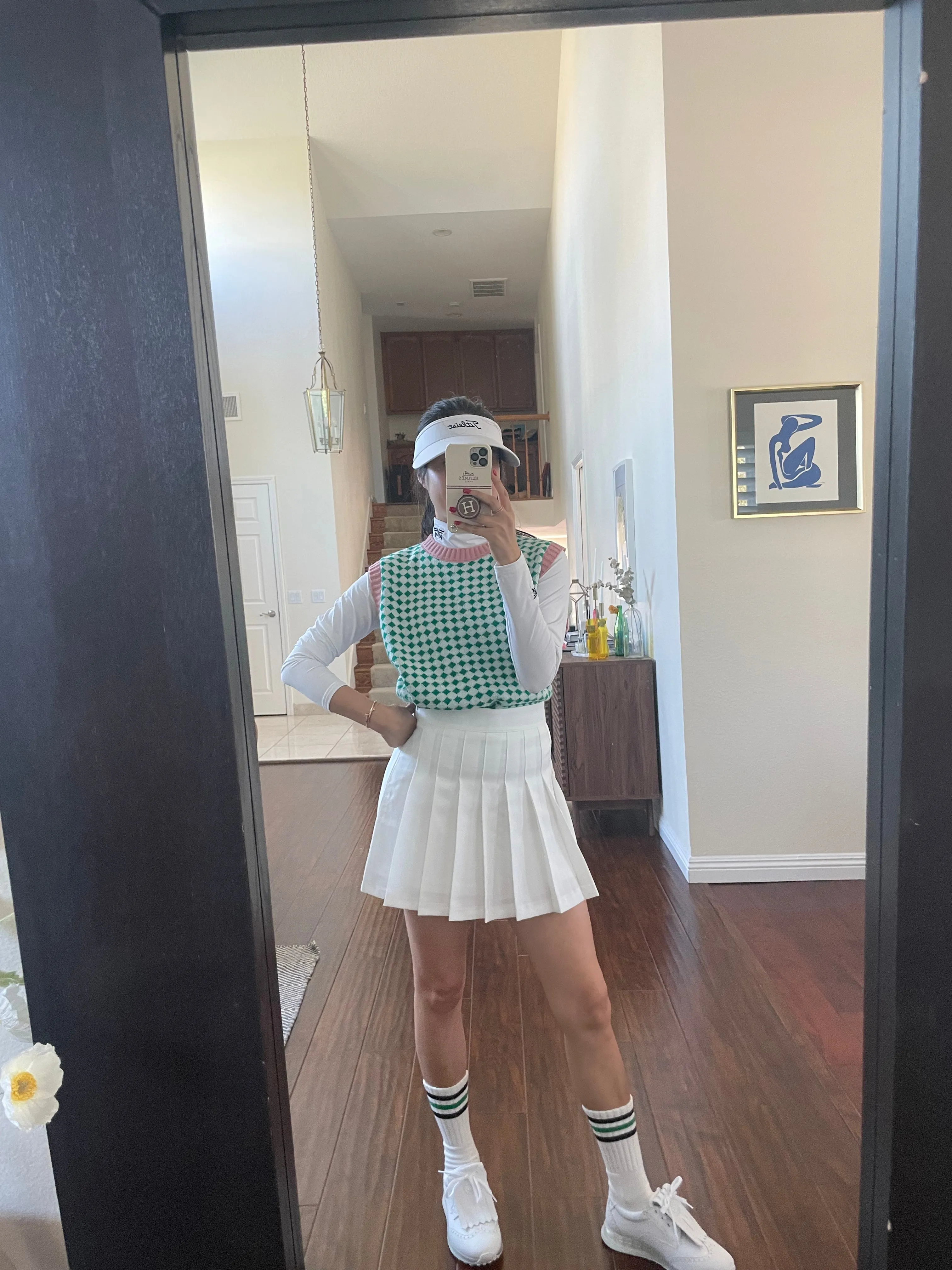 Summer Pleated Golf / Tennis Skirt