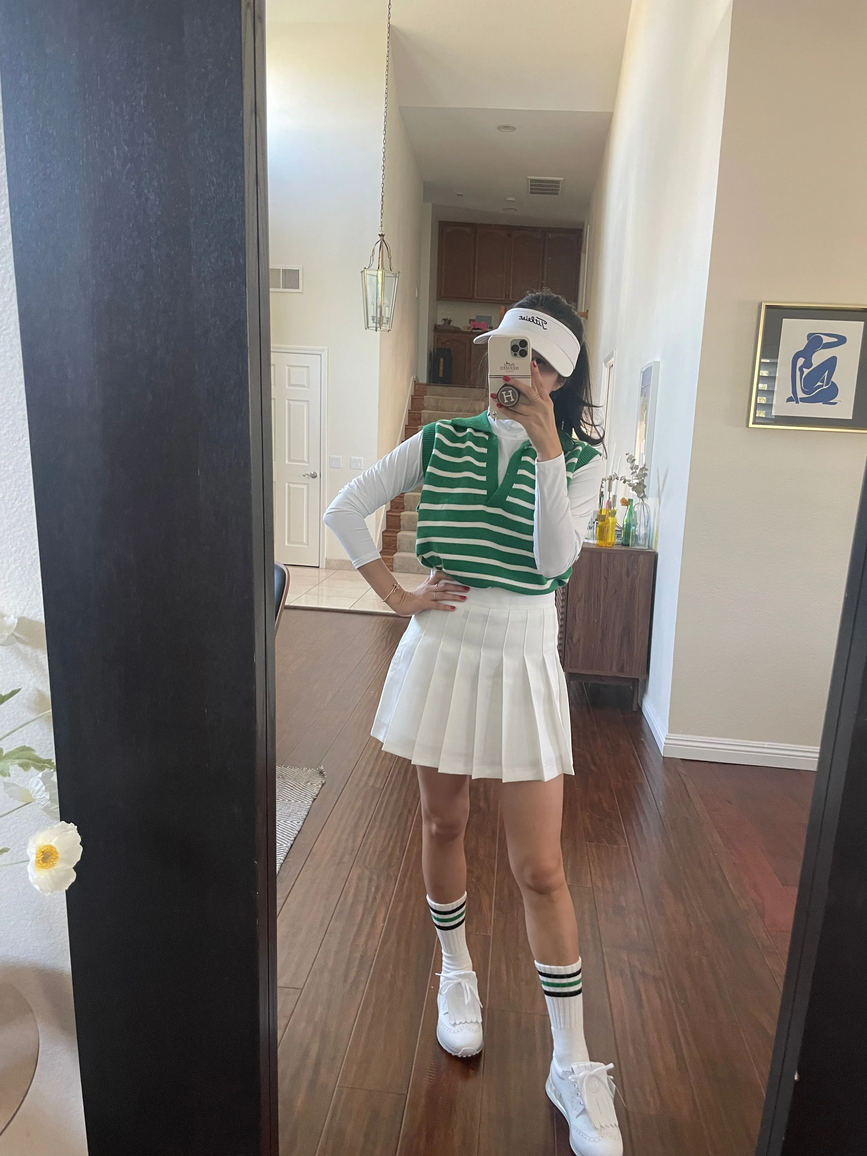 Summer Pleated Golf / Tennis Skirt