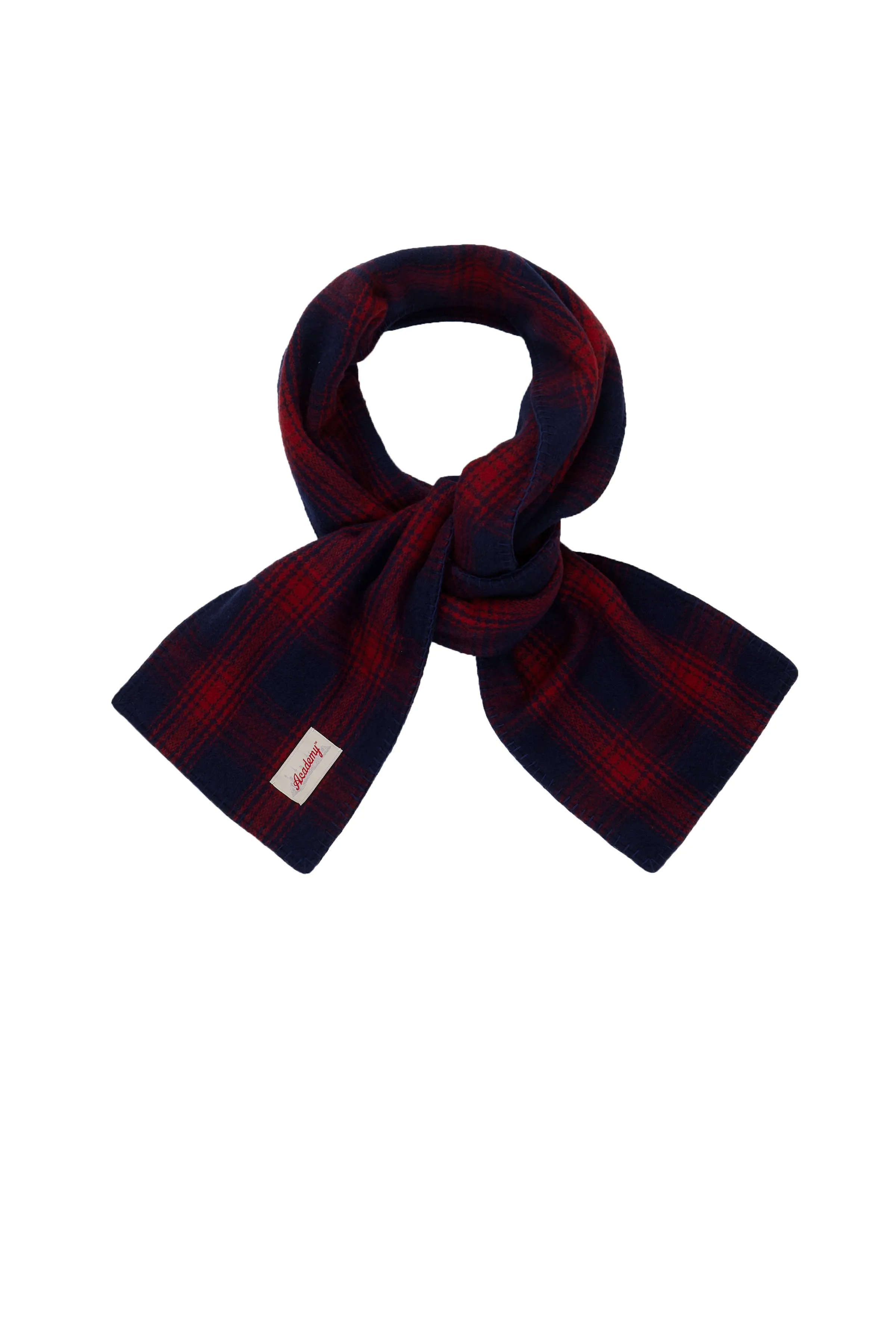 The Outsider Scarf, Red/Blue Plaid