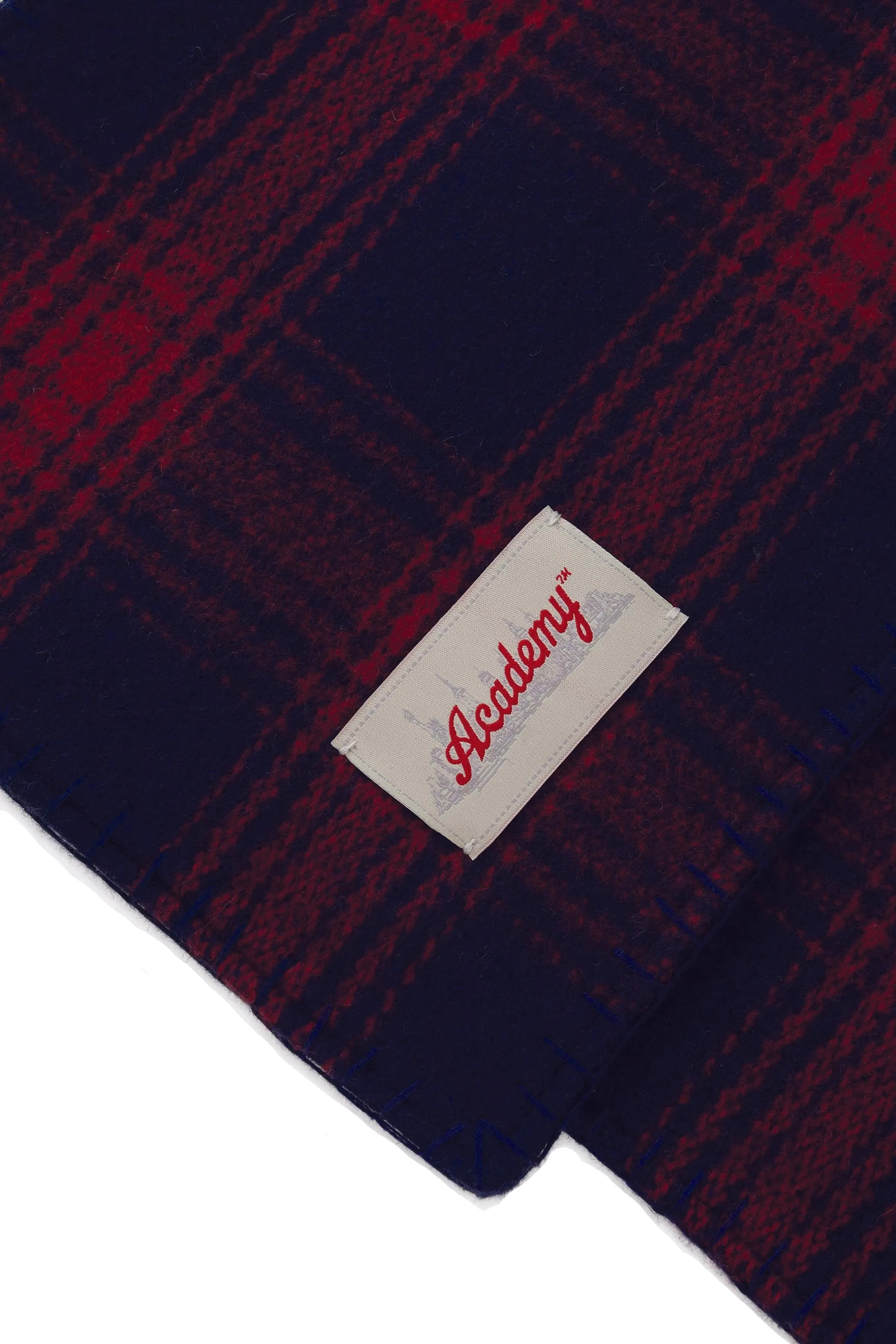 The Outsider Scarf, Red/Blue Plaid