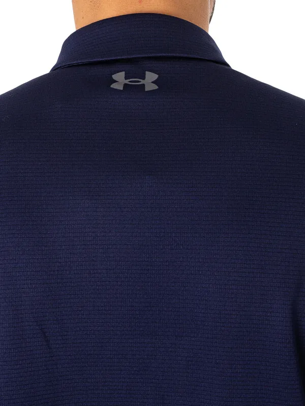 Under Armour Tech Golf Polo Shirt - Midnight Navy/Graphite