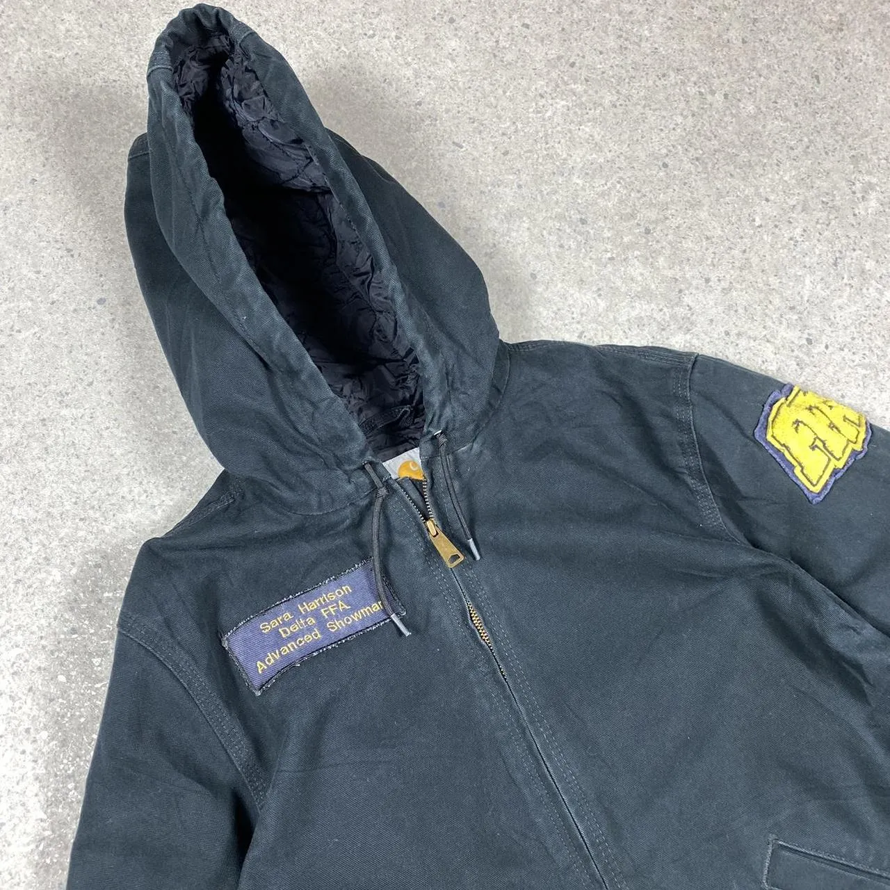 Vintage Carhartt active Jacket medium black