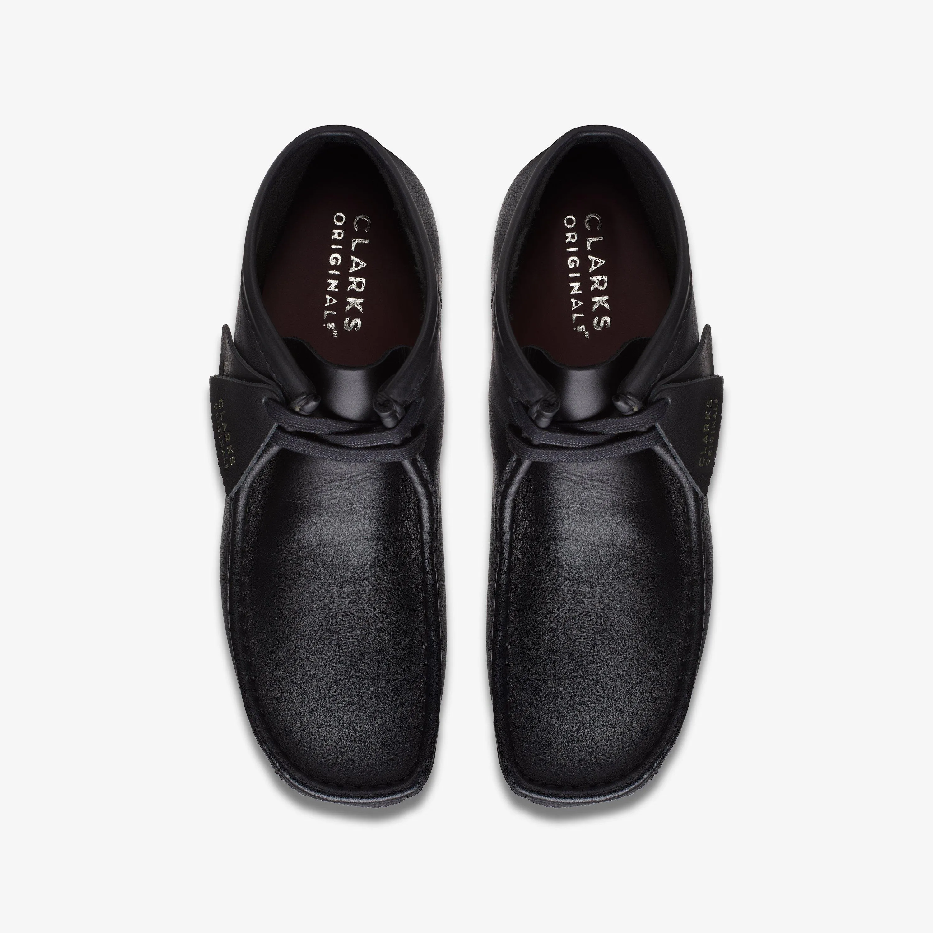 Wallabee Boot Black Leather