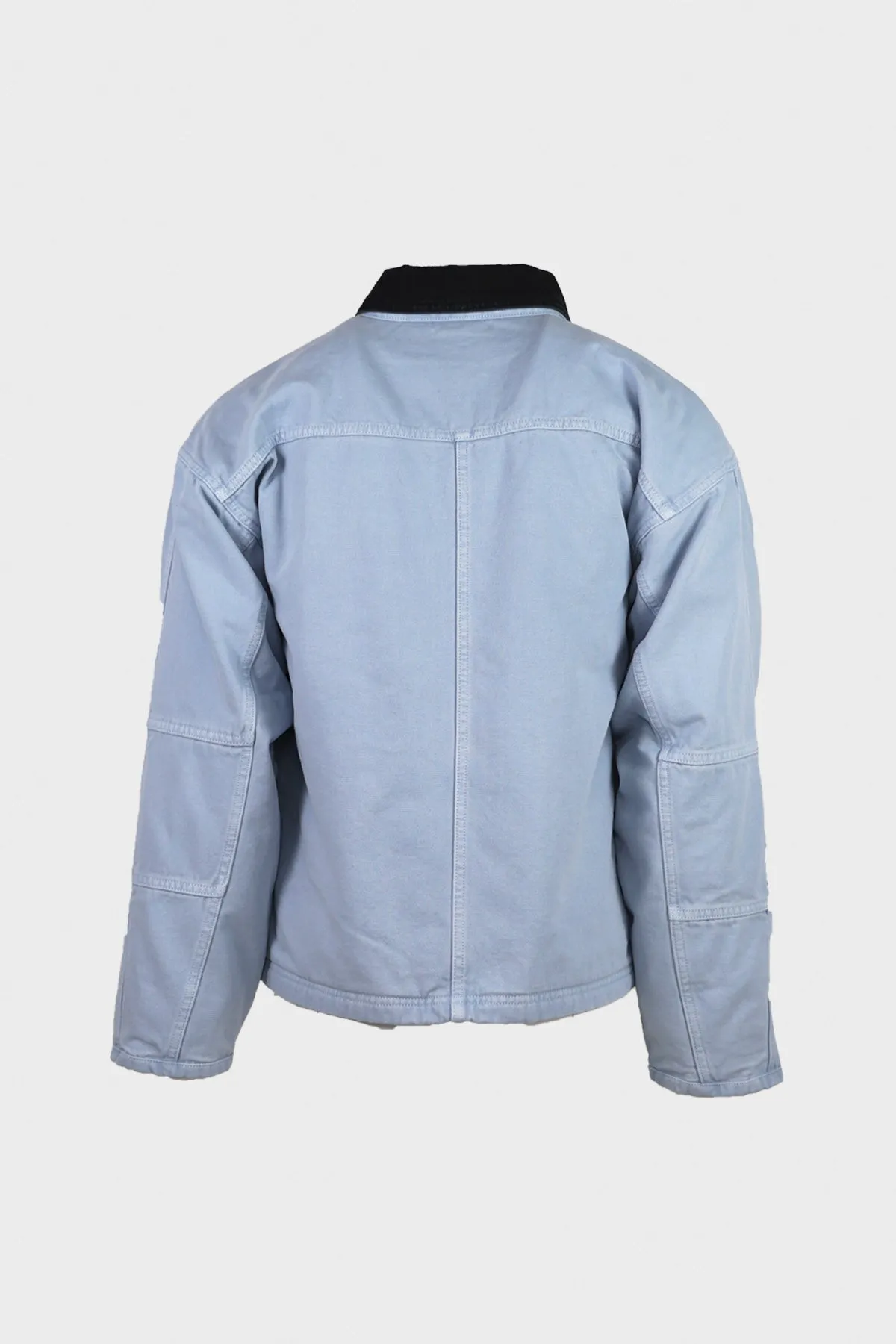 Washed Canvas Shop Jacket - Light Blue