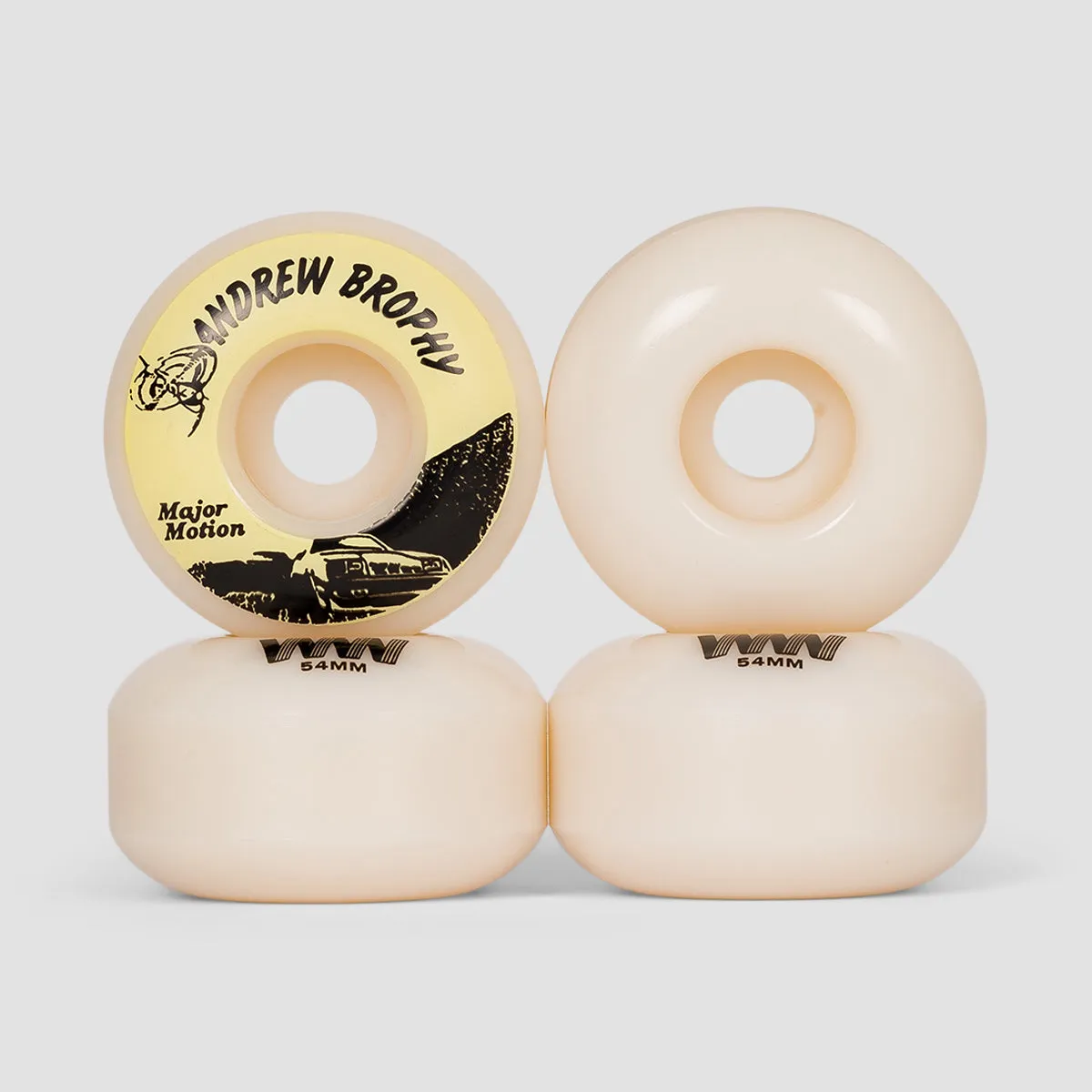 Wayward Andrew Brophy Classic Shape 101A Skateboard Wheels 54mm