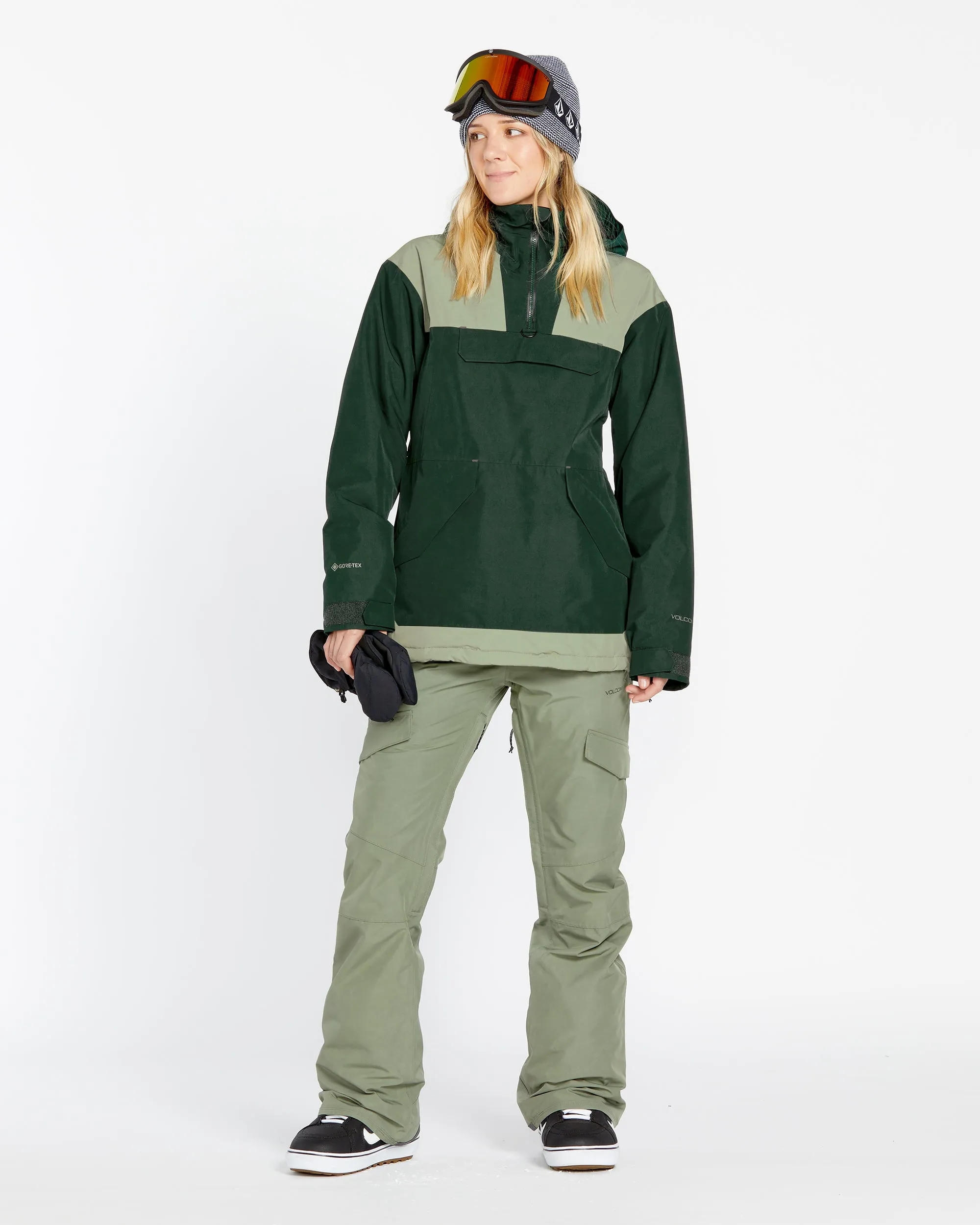 Womens Fern Insulated Gore Pullover - Scarab