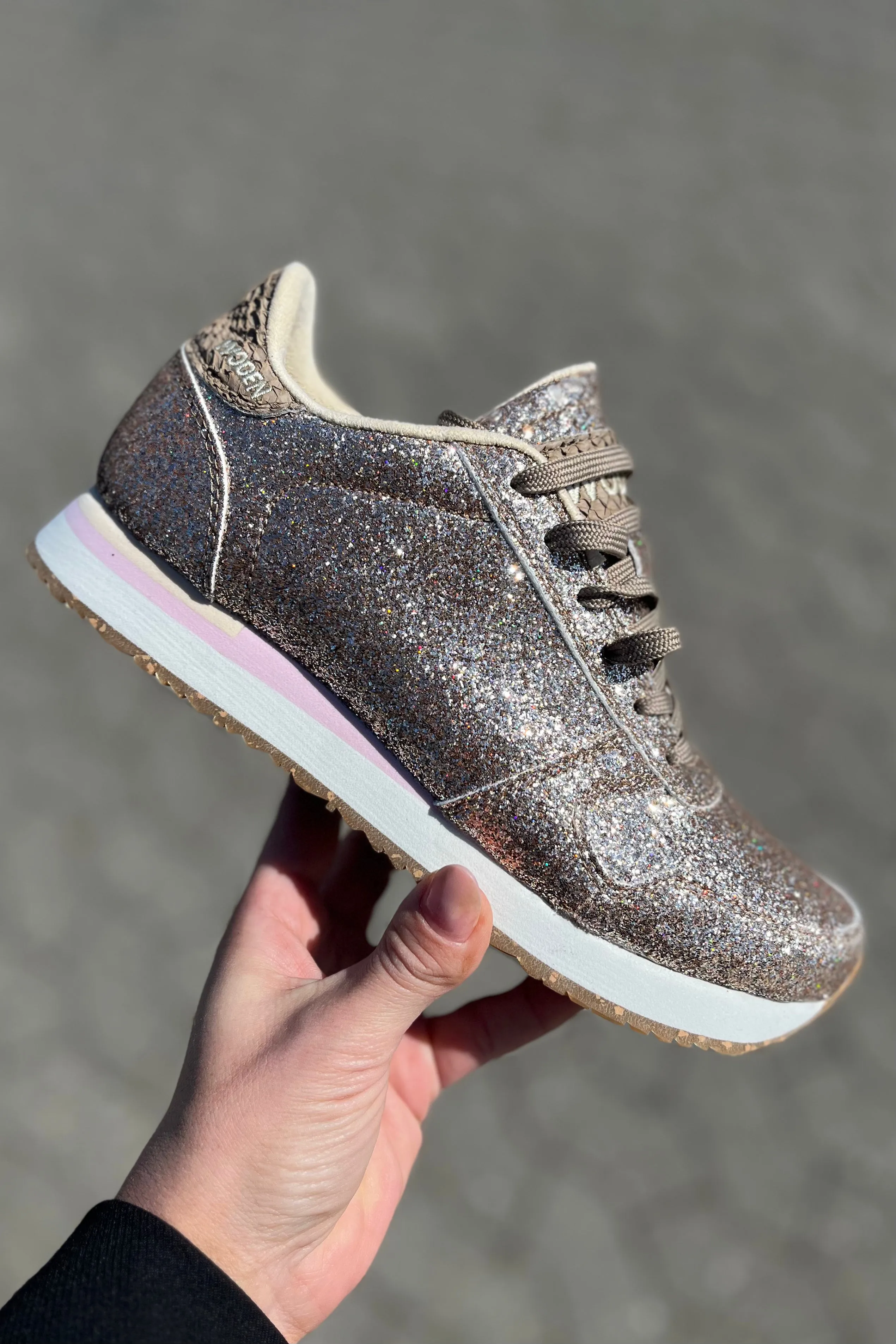 Ydun Icon Glitter | Multi | Sneakers fra Woden