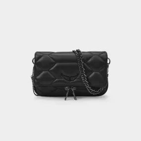 Zadig & Voltaire  Rock Nano XL Bag in Black Lamb Leather