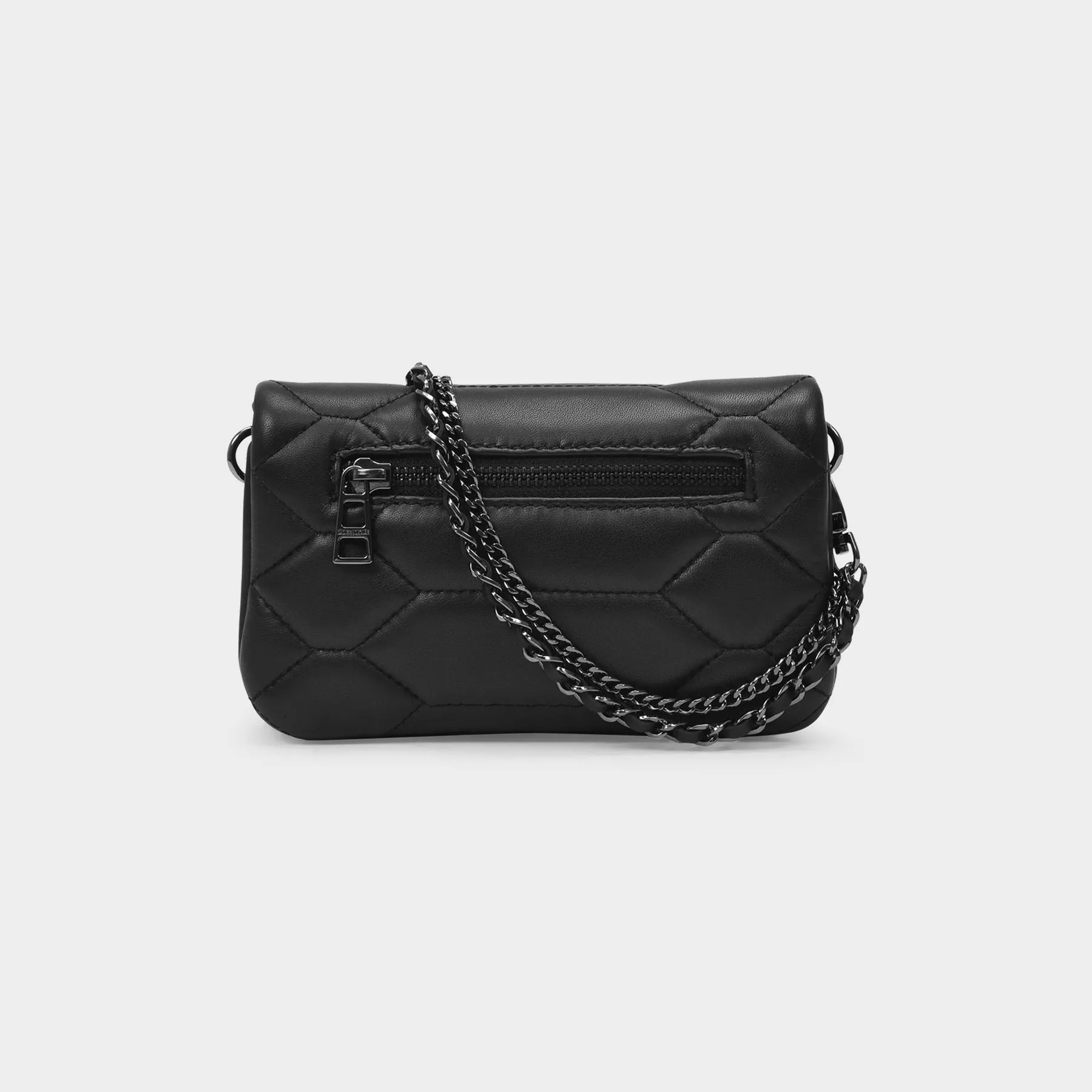 Zadig & Voltaire  Rock Nano XL Bag in Black Lamb Leather